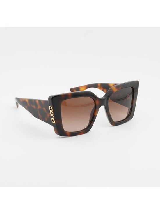 Gucci GG2039S 002 Sunglasses Havana Butterfly Frame, Brown Gradient Lenses main image 6
